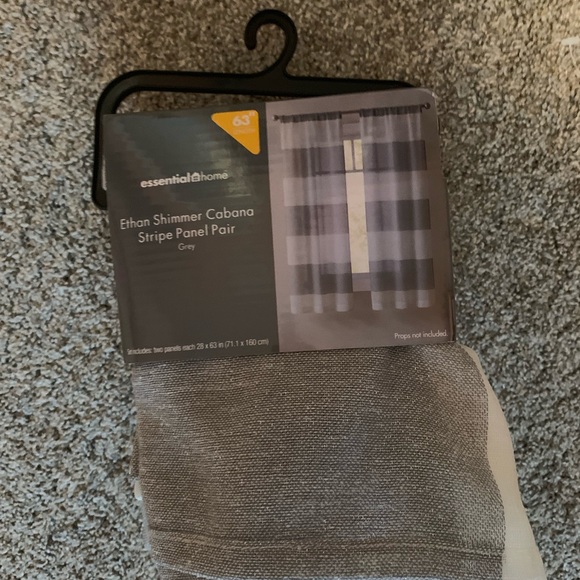 NWT Shimmer Cabana Stripe Panel Set - Picture 2 of 3